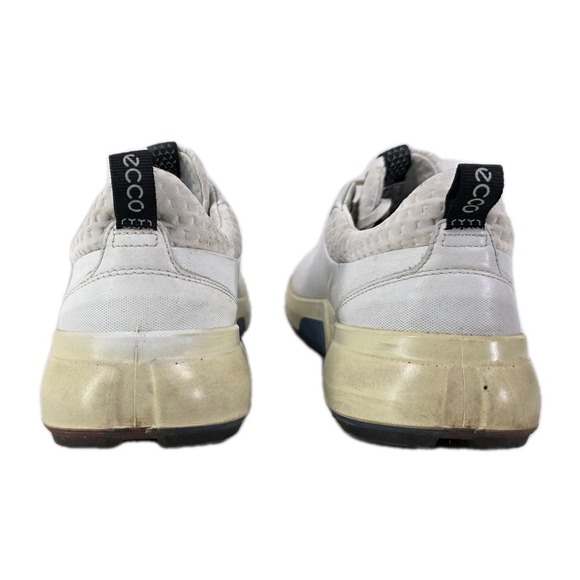 ECCO Biom H4 Mens EU 42 US 8-8.5 US White Leather Golf Shoes 108204-01007 - Picture 9 of 13